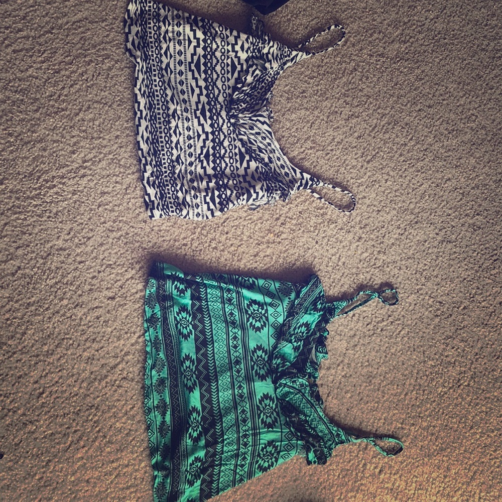 Two mid drift tops